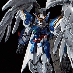 Mô hình lắp ráp RG Wing Gundam Zero EW & Drei Zwerg (Titanium Finish) Bandai 4573102553782