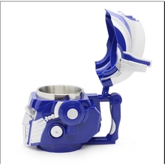 Cốc Nước Sáng Tạo bằng thép không gỉ Inox Mobile Suit Anime Hoạt Hình Bumblebee Spage Warrior  Cup