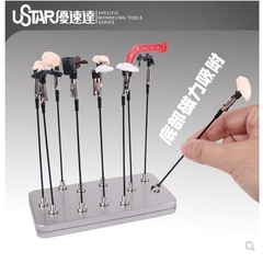 Hộp sắt từ tính cắm kẹp khi sơn - tặng kèm kẹp cá sấu MS089 - UA-90159 Ustar