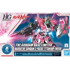 Mô Hình Lắp Ráp HGUC 1/144 Narrative Gundam C-Packs Titanium Finish Ver The Gundam Base Limited Bandai