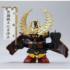 Mô hình lắp ráp Gundam BB Warrior Limited Tokugawa Leyasu Jet Black Armor Version Premium Bandai ( mô hình+ ngựa )