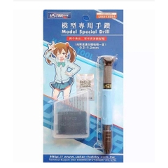 Máy khoan cầm tay mini kèm bộ mũi khoan UA-90800, UA-91300A, UA-91302, dao UA-91900, M.G-80340
