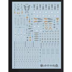 Pre Order Mô Hình Lắp Ráp Flame Keade Model Kit Code Z 07 (Kèm áo choàng tím và decal đợt đầu)