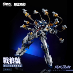 Mô Hình Metal Build 1/72 Crystal Envoy Wolf Warrior Megamode Alloy Action Figure Animester 6971651926213