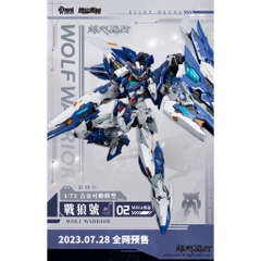 Mô Hình Metal Build 1/72 Crystal Envoy Wolf Warrior Megamode Alloy Action Figure Animester 6971651926213