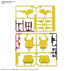 Mô hình lắp ráp Pokémon PLAMO COLLECTION QUICK!! 16 Pikachu (Sitting Pose) Bandai 4573102657015