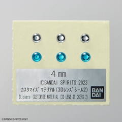 Bộ phụ kiện mô hình CUSTOMIZE MATERIAL (3D LENS STICKERS 2) Bandai 4573102656957