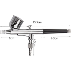 Súng phun sơn mini cầm tay airbrush đầu phun 0.2mm,0.3mm,0.5mm