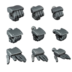 Phụ Kiện Mô Hình Bandai HG Build Custom 024 JIGEN BUILD KNUCLES KAKU 1/144 Scale Kit 4573102588128