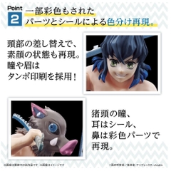 Mô Hình Lắp Ráp Demon Slayer Model Kit HASHIBIRA INOSUKE Bandai 4573102656971