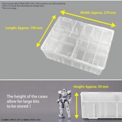 Hộp Đựng Lưu Trữ Dụng Cụ Mô Hình MULTI BUILDERS CASE (Tool) Bandai 4573102656322