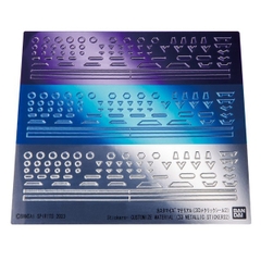 Bộ Phụ Kiện Mô Kình CUSTOMIZE MATERIAL (3D METALLIC STICKERS 2) Bandai 4573102662781