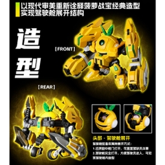 Mô Hình Lắp Ráp Thơm giác đấu Robot trái cây Yi li chuang wan