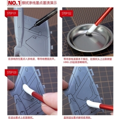Ngòi xoá - tẩy mực line kèm cán Hobby mio - dụng cụ cho mô hình