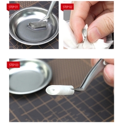Ngòi xoá - tẩy mực line kèm cán Hobby mio - dụng cụ cho mô hình