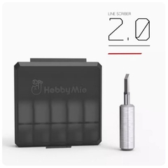 Dao đa năng Hobby Mio thép Vonfram với nhiều kích thước đầu khác nhau (1 bộ 5 lưỡi) dành cho mô hình