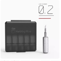 Dao đa năng Hobby Mio thép Vonfram với nhiều kích thước đầu khác nhau (1 bộ 5 lưỡi) dành cho mô hình