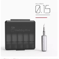 Dao đa năng Hobby Mio thép Vonfram với nhiều kích thước đầu khác nhau (1 bộ 5 lưỡi) dành cho mô hình