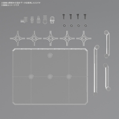Base đế trưng bày mô hình ACTION BASE 8 [CLEAR COLOR] Bandai 4573102663092