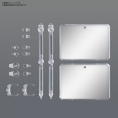 Mô hình lắp ráp giá trưng bày ACTION BASE 7 [CLEAR COLOR] MIRROR STICKERS SET 4573102671578