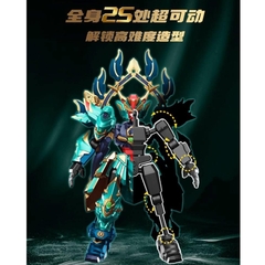 Mô Hình Lắp Ráp Blind Box Cangdao Azure Dragon White Tiger Hắc long Bạch Long (set 6 hộp ngẫu nhiên - Có thể mua lẻ)
