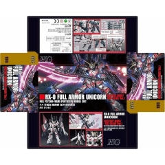 Mô Hình Lắp Ráp HGUC Full Armor Destroy Mode Red Version Gundam Unicorn BL Có Decal