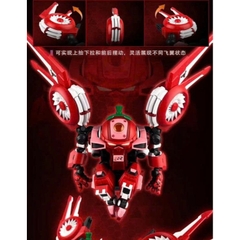 Mô Hình Lắp Ráp Dâu Tây Thợ Săn Robo Trái Cây Chính Hãng Dâu Con