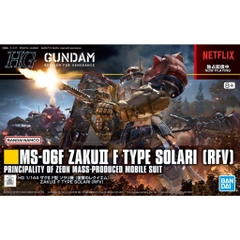 Mô Hình Lắp Ráp 1/144 HG Zaku II F Type Solaris Machine Gundam Requiem for Vengeance Bandai