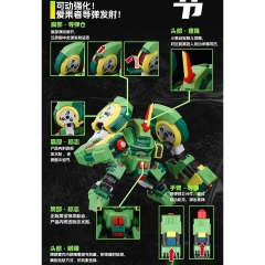 Mô Hình Lắp Ráp Táo Thiện Xạ Robot Trái Cây Yi li chuang wan chính hãng