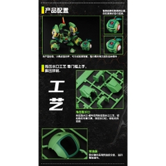 Mô Hình Lắp Ráp Táo Thiện Xạ Robot Trái Cây Yi li chuang wan chính hãng
