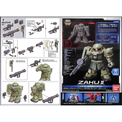 Mô hình lắp ráp SD Gundam Cross Silhouette Model Kits - Zaku II Bandai 4573102595713