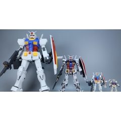 Mô Hình Lắp Ráp Jumbo Grade 1/35 RX-78-2 (tặng kèm decal nước + LED) Bản Mới