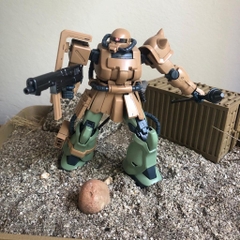 Mô hình lắp ráp MG 1/100 MS-06F-2 ZAKU II (KIMBERLITE BASE TYPE) Bandai - PBandai
