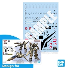 [HÀNG SẴN] BANDAI PHỤ KIỆN MÔ HÌNH HG 1/100 YF-19 WATER DECALS (KHÔNG GỒM MÔ HÌNH) Promax