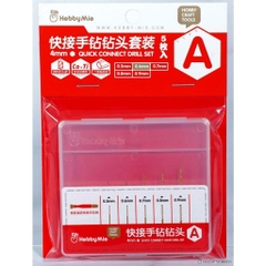 Khoan tay mô hình màu đỏ PIN VISE set Hobby Mio HMZ-01
