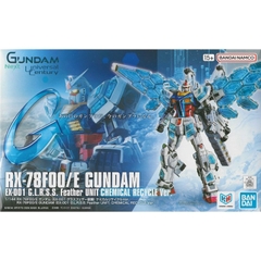 Mô Hình Lắp Ráp 1/144 RX-78F00/E GUNDAM (EX-001 G.L.R.S.S. Feather UNIT) CHEMICAL RECYCLE Ver. Bandai 4573102735843