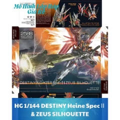 Mô Hình Lắp Ráp Xếp Hình HG 1/144 DESTINY Heine SpecⅡ & ZEUS SILHOUETTE GG BL 258A