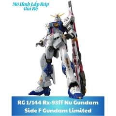 Mô Hình Lắp Ráp RG32B RG 1/144 Rx-93ff Nu Gundam Side F Gundam Fukuoka Limited