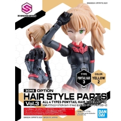 Phụ Kiện 30MS OPTION HAIR STYLE PARTS Vol.3 ALL 4 TYPES Bandai 4573102622006