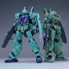 Mô Hình Lắp Ráp MG JIEDA Amuro Custom (Kèm base, decal nước) Plamo Loving Alien