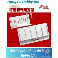 Giá đỡ giấy nhám để bàn (màu trắng) Sanding Block Desktop Rack Hobby Mio - Dụng Cụ Mô Hình
