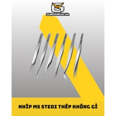 Nhíp Mô Hình MS Stedi Cao Cấp – Thép Không Gỉ | Dụng Cụ Lắp Ráp Chính Xác