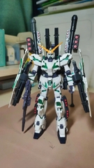 Mô hình lắp ráp HGUC RX-0 Full Armor Unicorn Gundam (Destroy Mode) BL 178 - Daban Model  (Psycho-Frame Green)