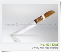 Dao Kiwi KW501 gọt trái cây cán gỗ mũi nhọn