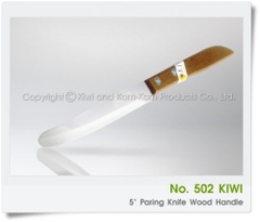 Dao Kiwi KW502 gọt trái cây cán gỗ mũi bầu