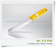 Dao Kiwi 512 gọt trái cây cán nhựa vàng mũi bầu