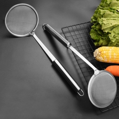 Vợt Bọt Nano Inox Cán Tròn Cherry