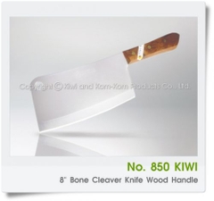 Dao Kiwi KW850 chặt thực phẩm cán gỗ bản lớn