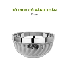 Tô Inox Xoắn 2 Lớp Cherry