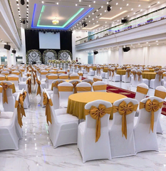 Áo ghế vải thun chéo co giản 4 chiều AG01